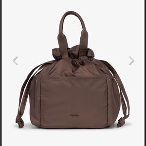 NWT CALPAK LUNCH BAG IN COLOR WALNUT